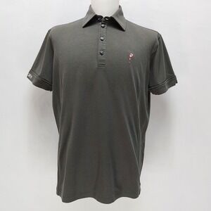 Galvin Green Polo Shirt Men's Large Olive Green Golf Performance Sporty